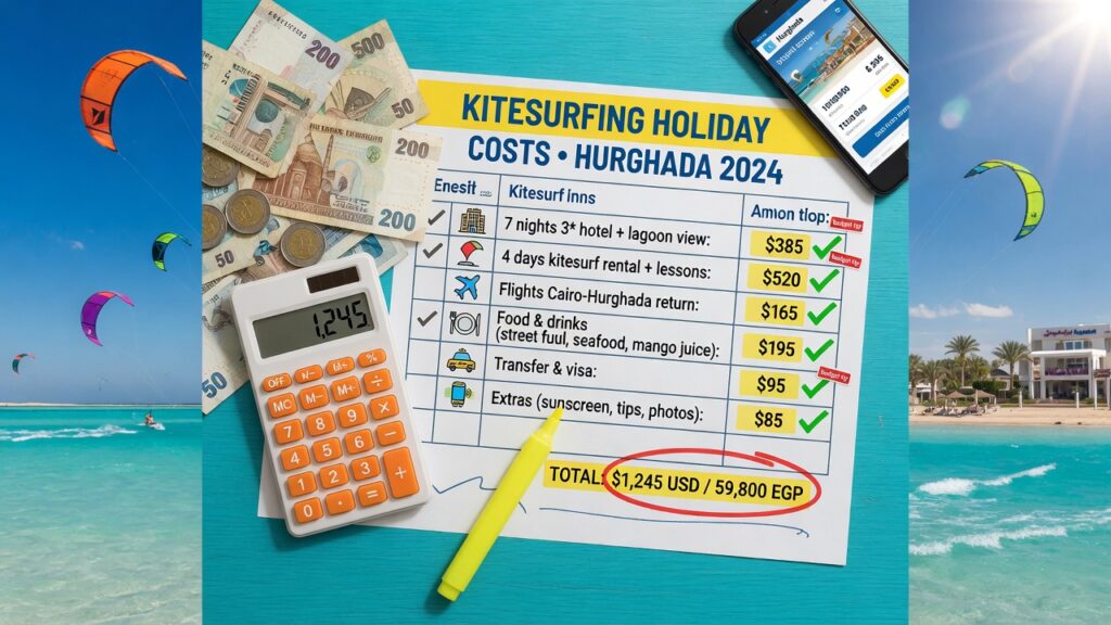 Hurghada Red Sea wind and kitesurfing season conditions